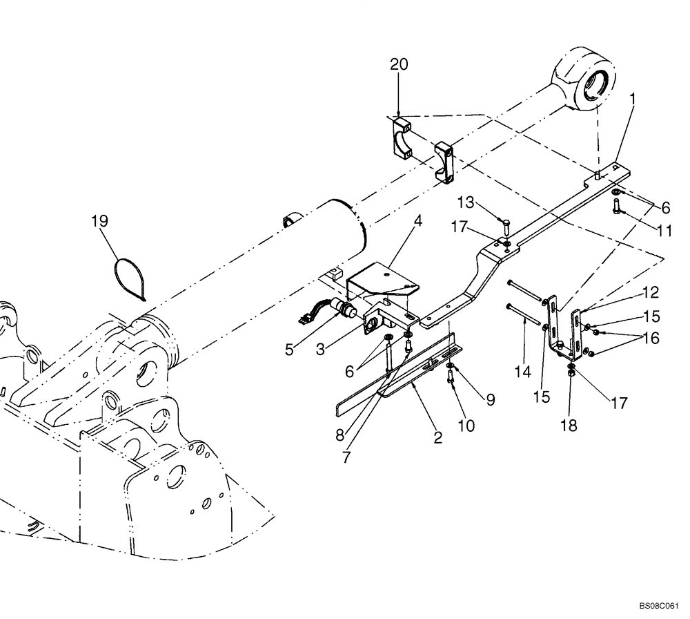 Схема запчастей Case 721E - (09-03) - CONTROL - RETURN-TO-DIG (XR) (09) - CHASSIS