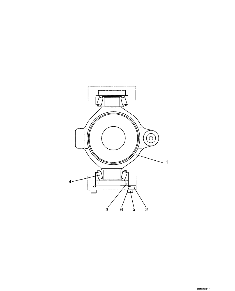 Схема запчастей Case CX47 - (08-20[00]) - PUMP - BLOCK (08) - HYDRAULICS