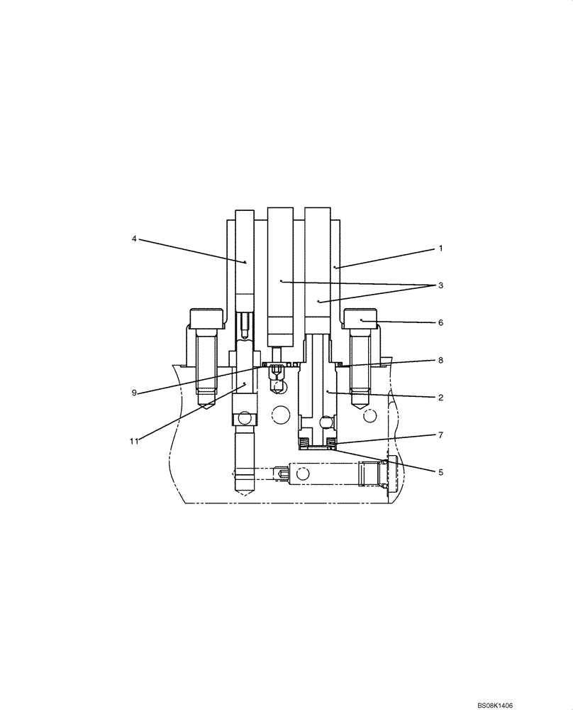 Схема запчастей Case CX50B - (07-034) - PISTON ASSY (PH10C01010F1) ELECTRICAL AND HYDRAULIC COMPONENTS