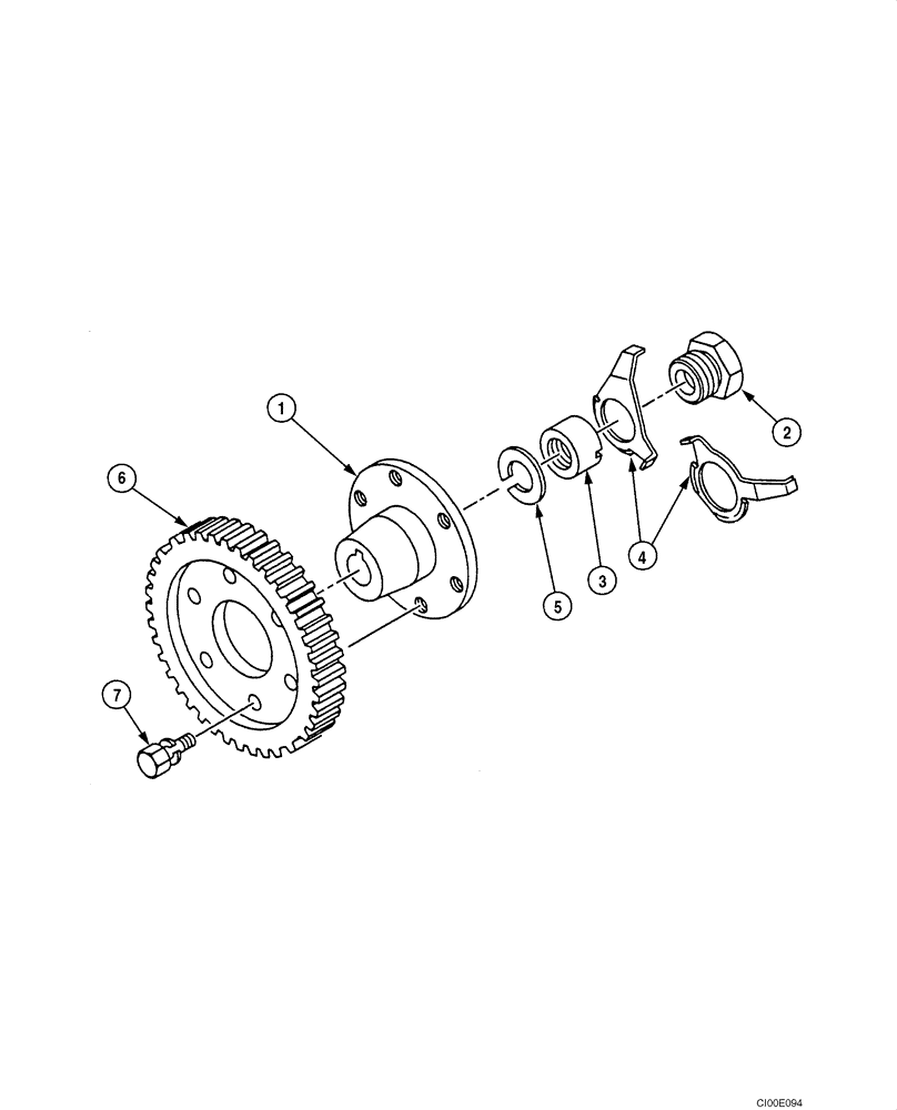 Схема запчастей Case CX135SR - (03-09) - COUPLING, FUEL INJECTION PUMP (03) - FUEL SYSTEM