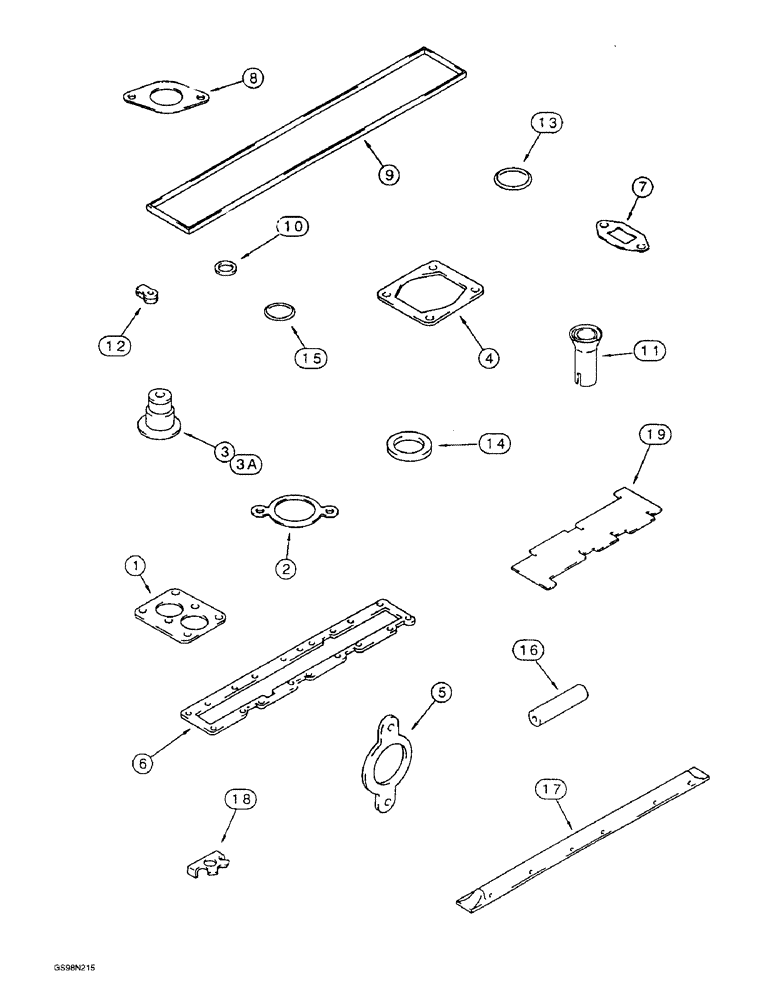 Схема запчастей Case 821B - (2-47C) - GASKET KIT, 6T-830 EMISSIONS CERTIFIED ENGINE, TRACTOR P.I.N. JEE0050601 AND AFTER (02) - ENGINE