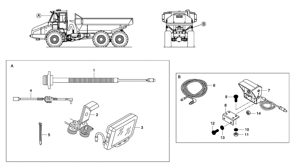 Схема запчастей Case 330 - (67A00001405[01]) - VARIOUS ELECTRICAL EQUIPMENTS (13) - Electrical System / Decals