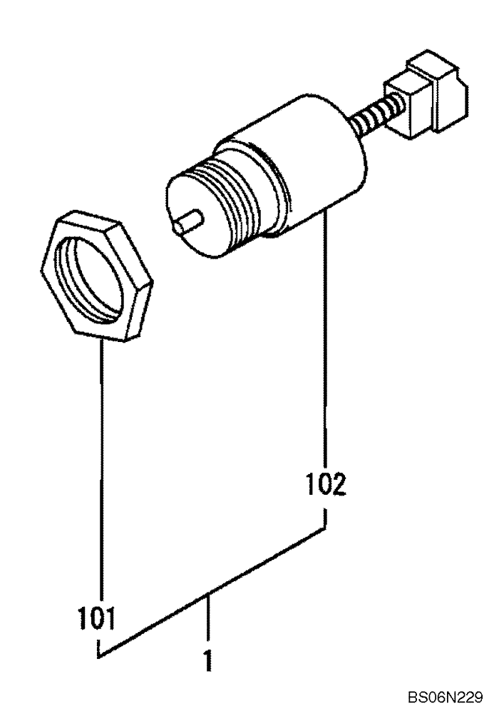 Схема запчастей Case CX17B - (09-031[00]) - SPEED CONTROL (55) - ELECTRICAL SYSTEMS