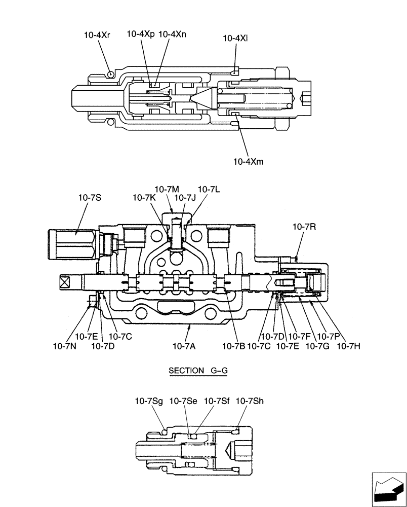 Схема запчастей Case CX31B - (01-029[05]) - VALVE INSTAL, ANGLE DOZER (35) - HYDRAULIC SYSTEMS