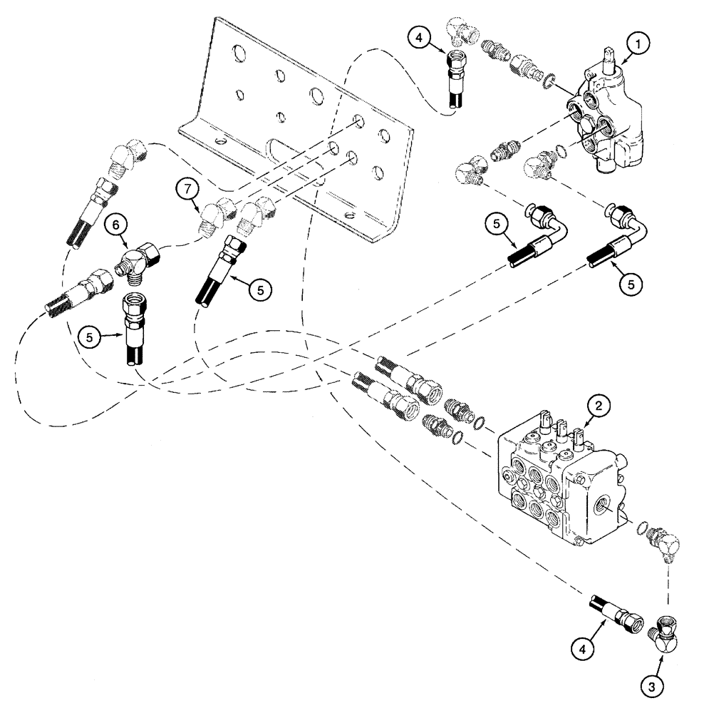 Схема запчастей Case 960 - (08-65) - HYDRAULICS CRUMBER (08) - HYDRAULICS