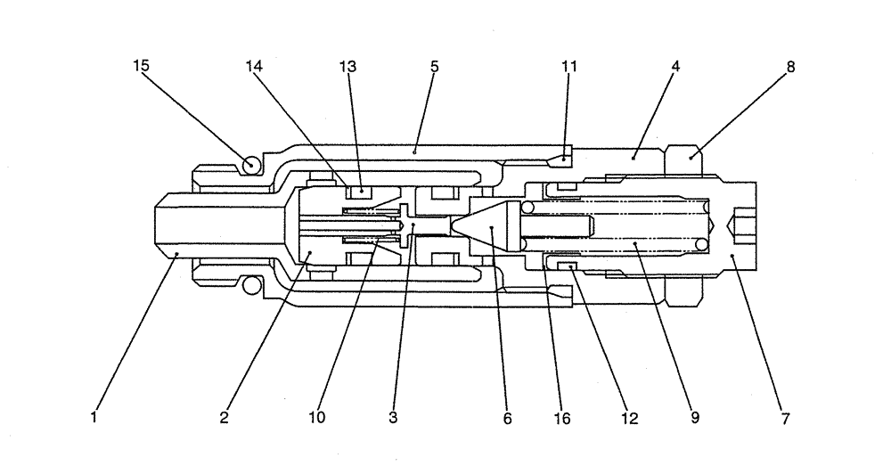 Схема запчастей Case CX27B PV13 - (07-016) - VALVE ASSY, RELIEF ELECTRICAL AND HYDRAULIC COMPONENTS