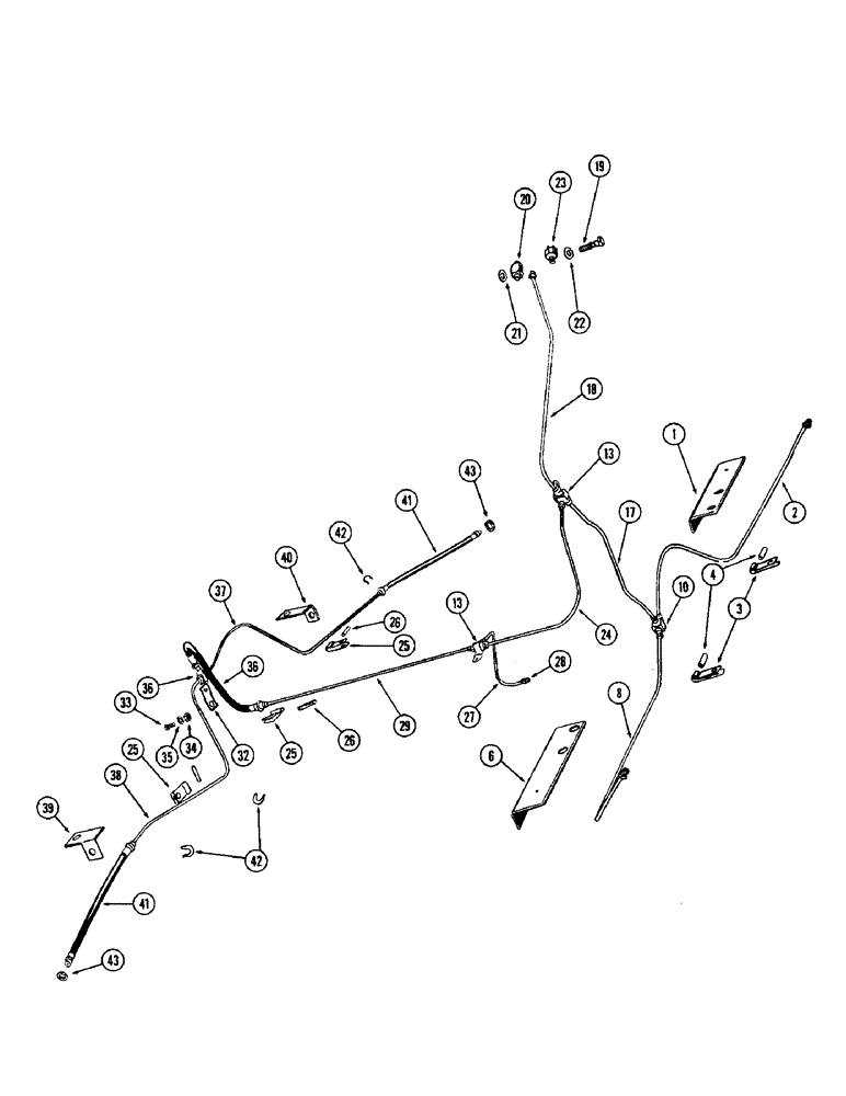 Схема запчастей Case W10 - (118) - HYDRAULIC BRAKE LINES (07) - BRAKES