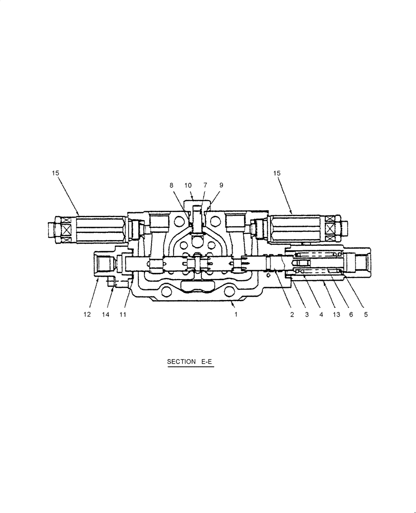 Схема запчастей Case CX36B - (HC005-01[1]) - HYDRAULIC CONTROL VALVE - COMPONENTS (ARM) (35) - HYDRAULIC SYSTEMS