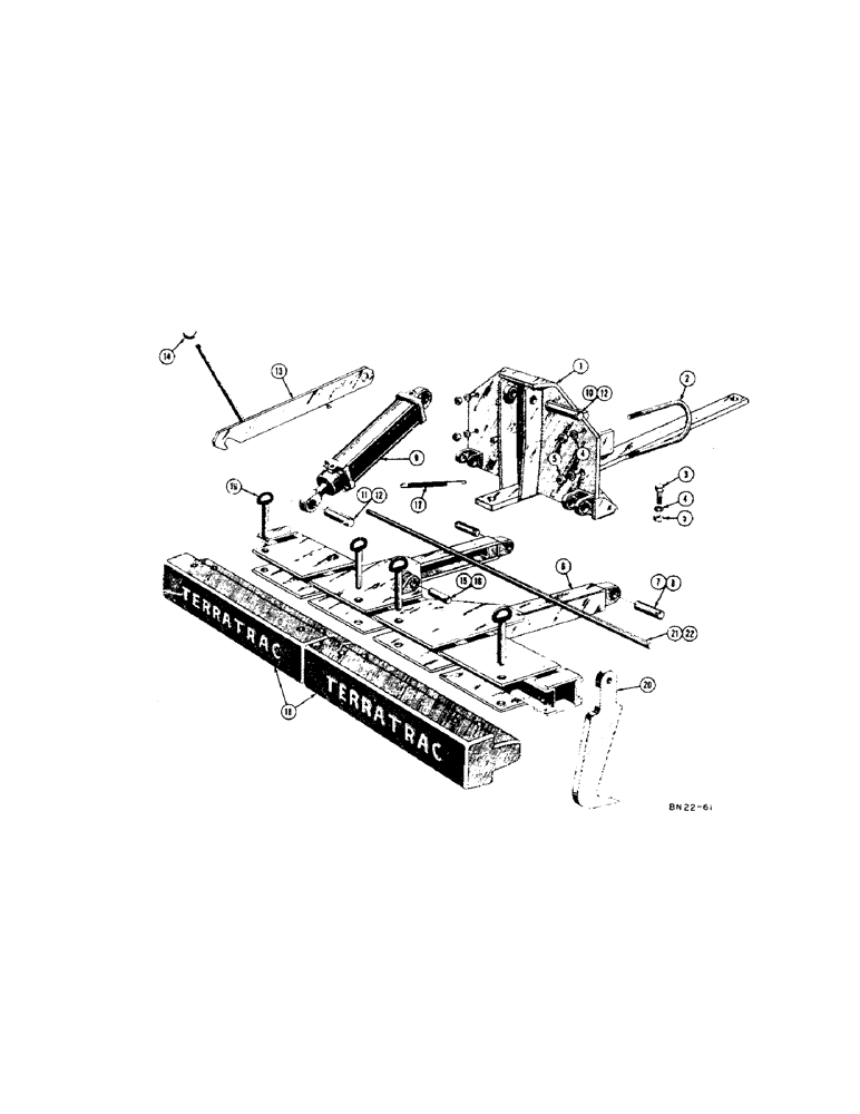 Схема запчастей Case 500 - (250) - SCARIFIER, (USED UP TO SERIAL #3000502) (05) - UPPERSTRUCTURE CHASSIS