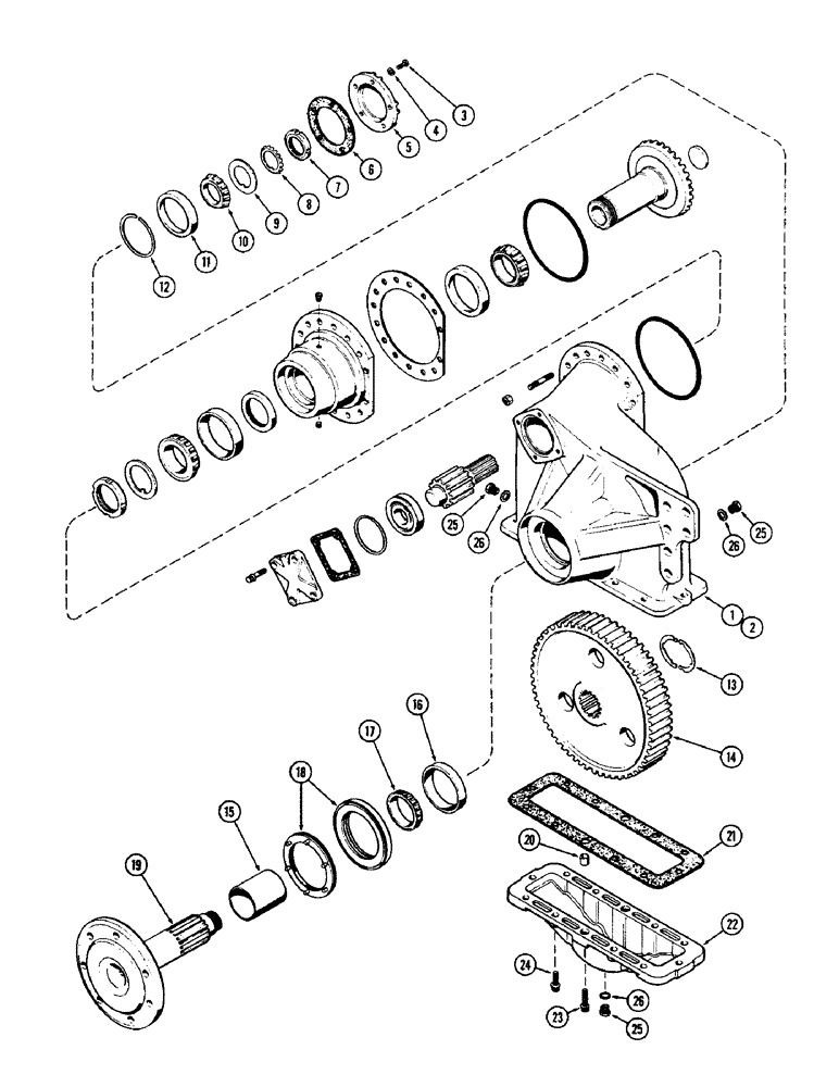 Схема запчастей Case 750 - (088) - FINAL DRIVE ASSY. (04) - UNDERCARRIAGE