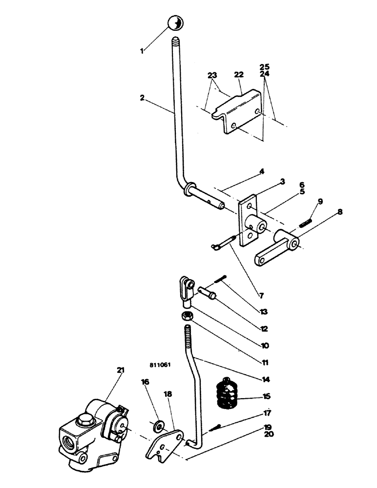 Схема запчастей Case 580G - (364) - AXIAL BACKHOE - BOOM LOCK CONTROL (09) - CHASSIS/ATTACHMENTS