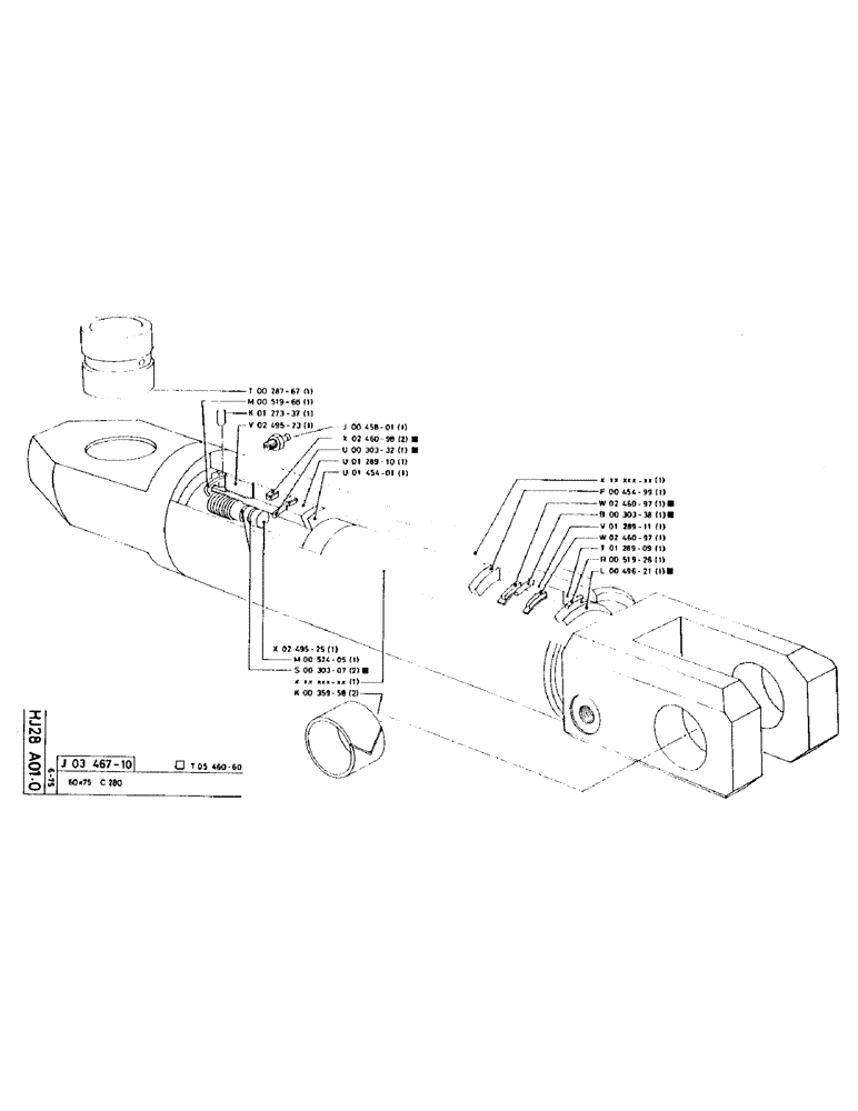 Схема запчастей Case 90CL - (084) - NO DESCRIPTION PROVIDED (07) - HYDRAULIC SYSTEM