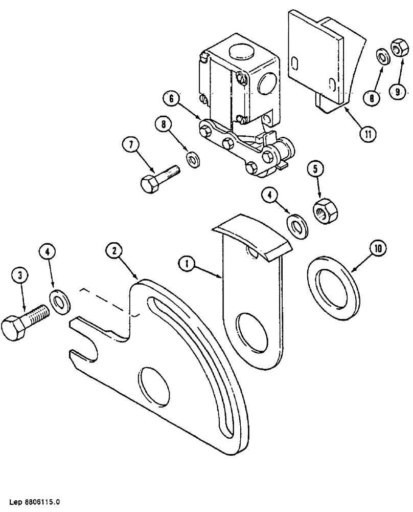 Схема запчастей Case 688B - (32) - ELECTRICAL SAFETY BOOM UPPER LIMIT (06) - ELECTRICAL SYSTEMS