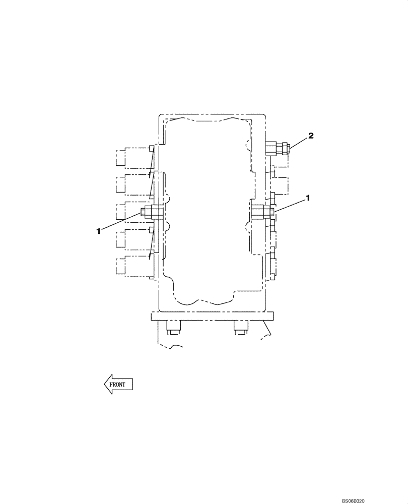 Схема запчастей Case CX700 - (08-207-00[01]) - CONTROL VALVE - VALVE, SECONDARY RELIEF (08) - HYDRAULICS