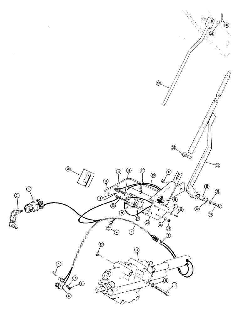 Схема запчастей Case 680CK - (140) - LOADER RETURN TO DIG PARTS (82) - FRONT LOADER & BUCKET