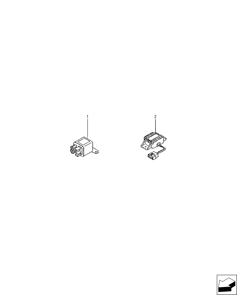 Схема запчастей Case CX17B - (08-029) - MAGNETIC SWITCH (55) - ELECTRICAL SYSTEMS