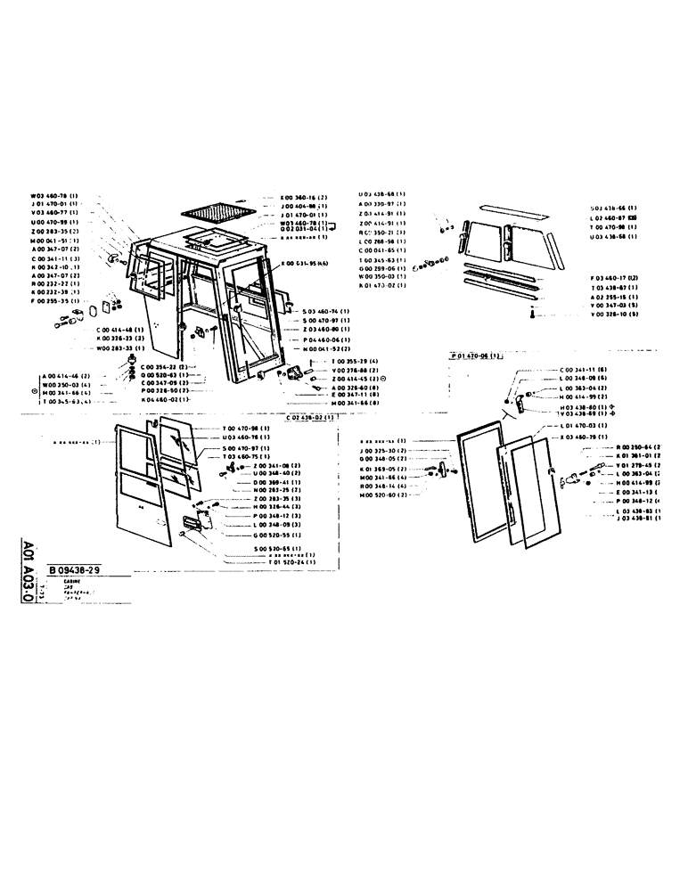 Схема запчастей Case GC120 - (002) - CAB 