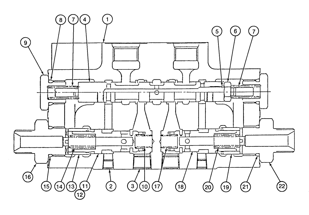 Схема запчастей Case 9050B - (8-144) - CUSHION VALVE (08) - HYDRAULICS