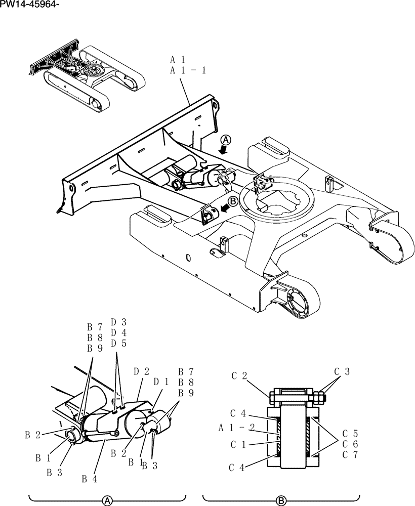 Схема запчастей Case CX31B - (420-01[1Z82]) - DOZER ASSEMBLY (56) - GRAPE HARVESTER SHAKERS