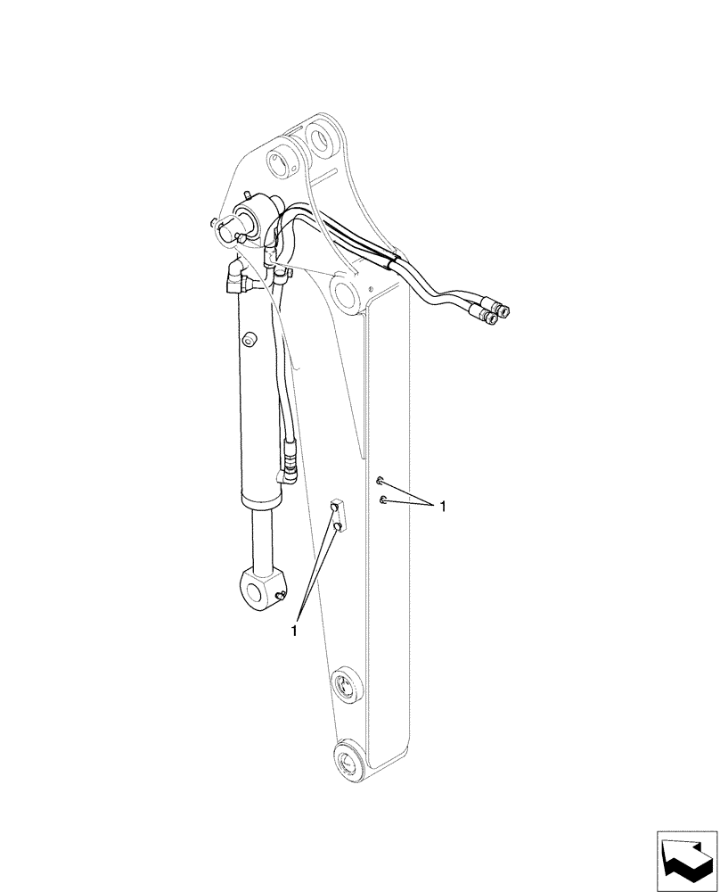 Схема запчастей Case CX36B - (03-021[00]) - CAP ASSY (84) - BOOMS, DIPPERS & BUCKETS