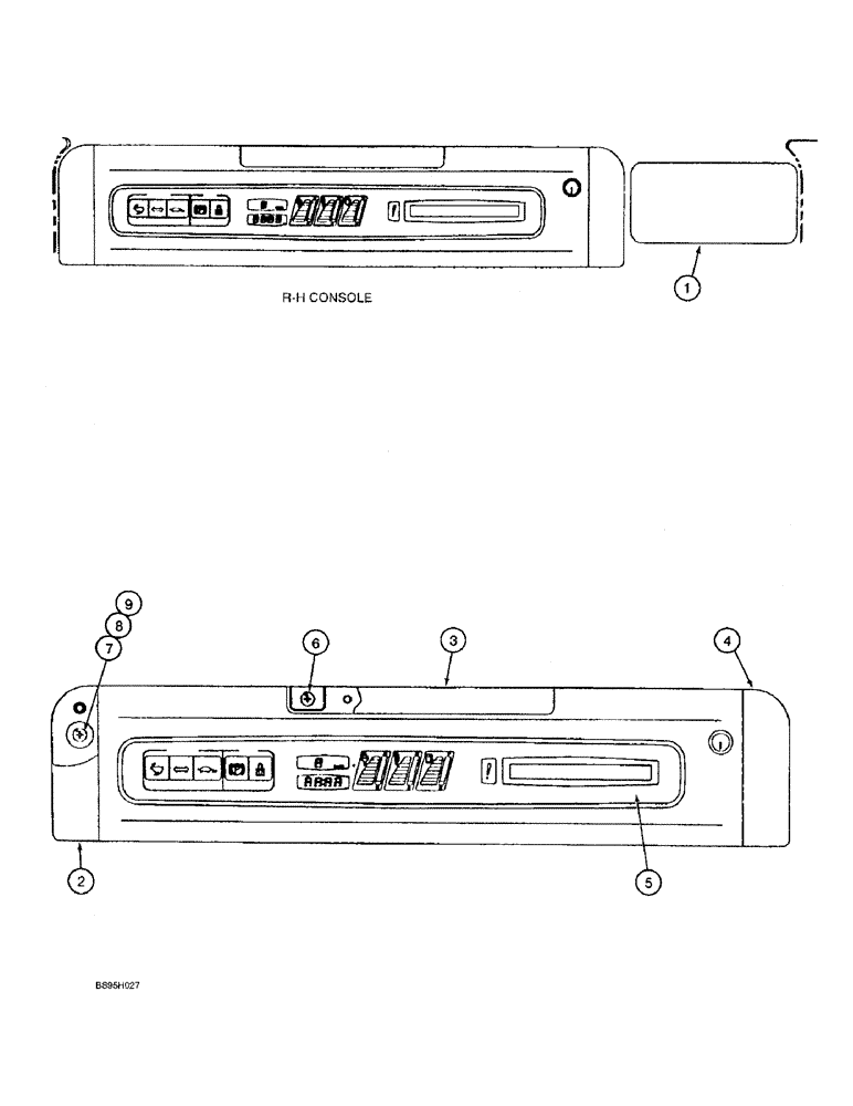 Схема запчастей Case 9060B - (4-18) - INSTRUMENT CLUSTER ASSEMBLY AND COVER (04) - ELECTRICAL SYSTEMS