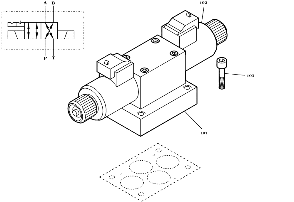 Схема запчастей Case 221D - (23.212[2989878000]) - SHIFT VALVE (35) - HYDRAULIC SYSTEMS