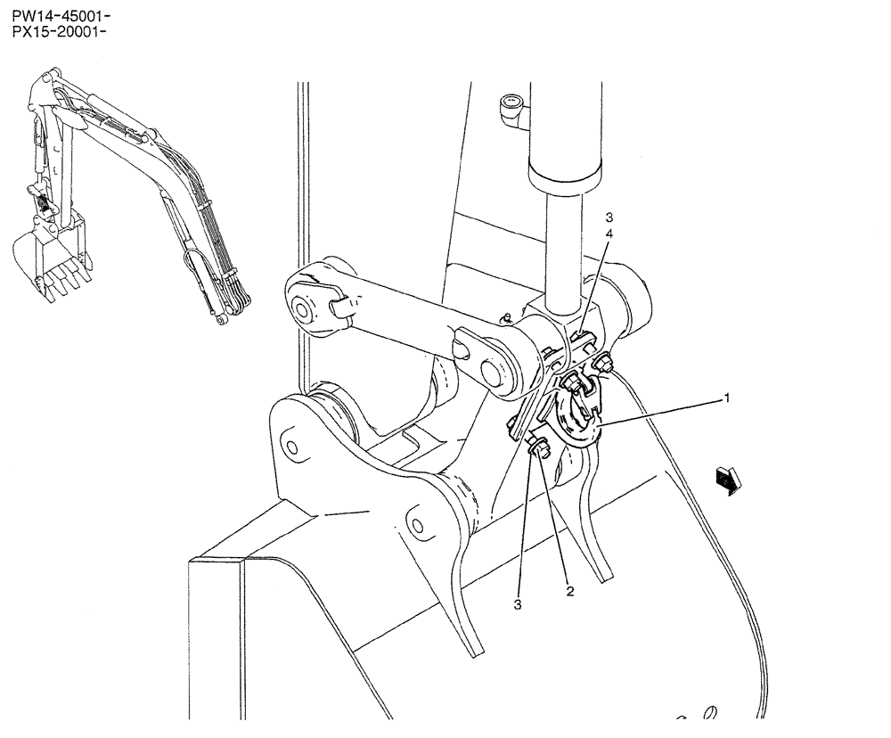 Схема запчастей Case CX31B - (05-035) - HOOK INSTAL (88) - ACCESSORIES