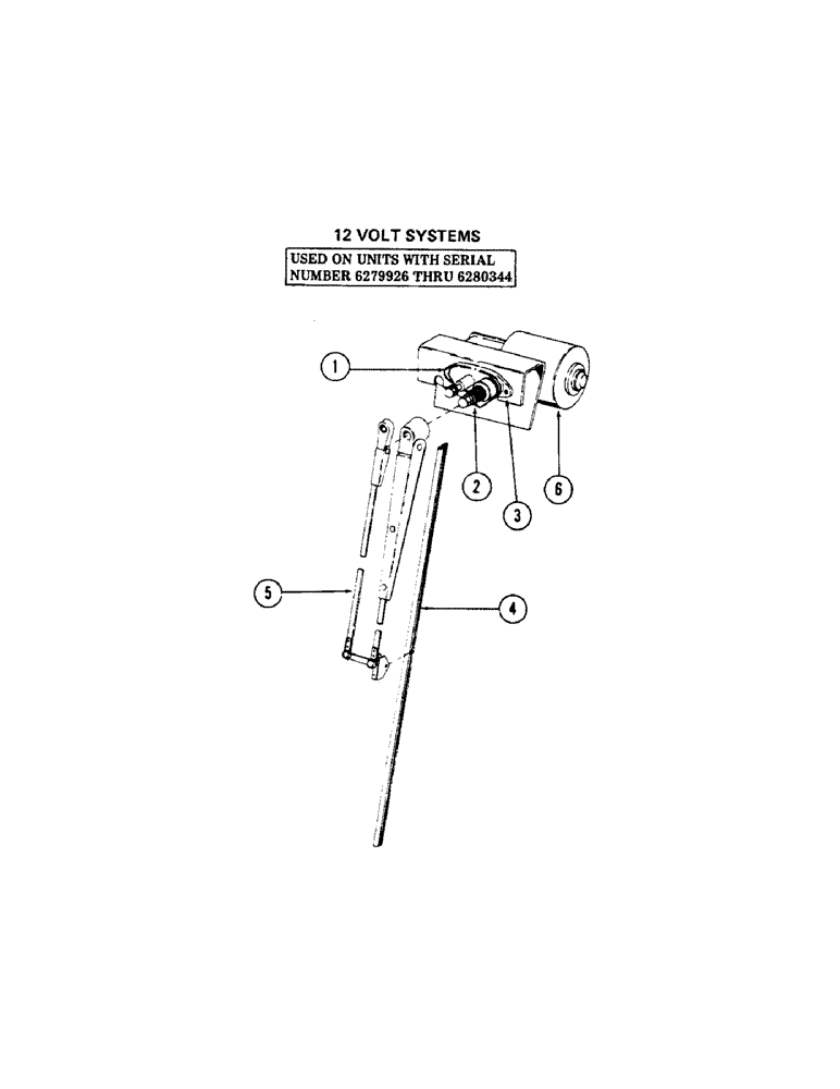 Схема запчастей Case 50 - (092) - WINDSHIELD WIPER KIT, (12 VOLT SYSTEMS) (USED ON SOME UNITS (55) - ELECTRICAL SYSTEMS