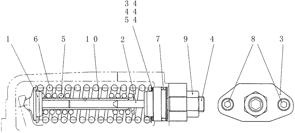 Схема запчастей Case CX31B - (HC405-01) - SPRING ASSY (00) - GENERAL & PICTORIAL INDEX