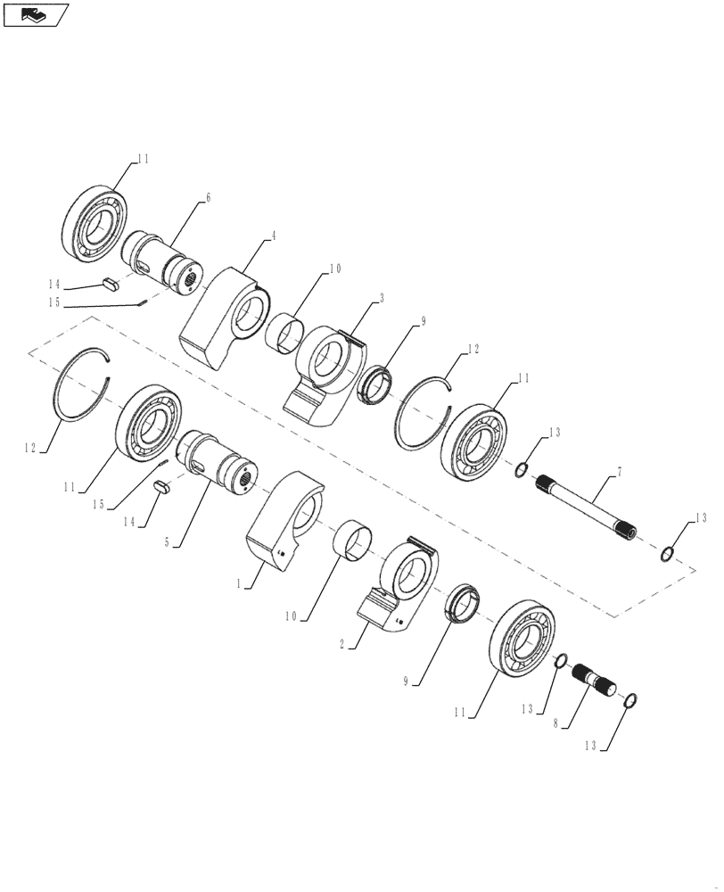 Схема запчастей Case SV212 - (75.200.12) - VIBRATOR, PAD FOOT DRUM - NARROW VERSION - ASN NBNTC3001 (75) - SOIL PREPARATION