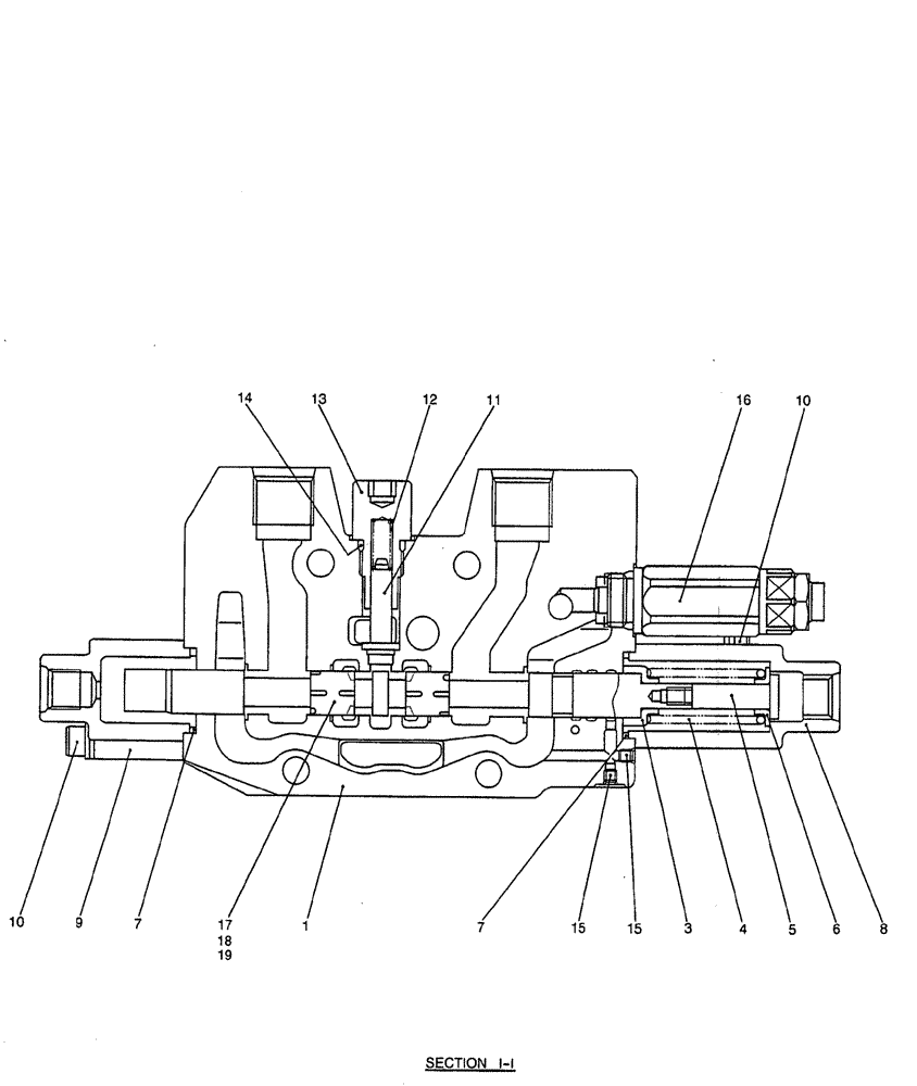 Схема запчастей Case CX50B - (08-011) - VALVE ASSEMBLY, CONTROL (TRAVEL LEFT) ELECTRICAL AND HYDRAULIC COMPONENTS