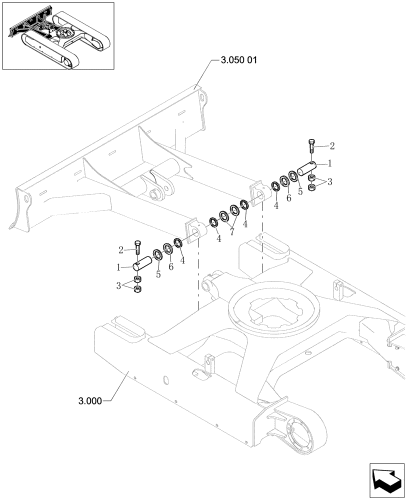 Схема запчастей Case CX31B - (3.050[03]) - DOZER BLADE ASSEMBLY (86) - DOZER