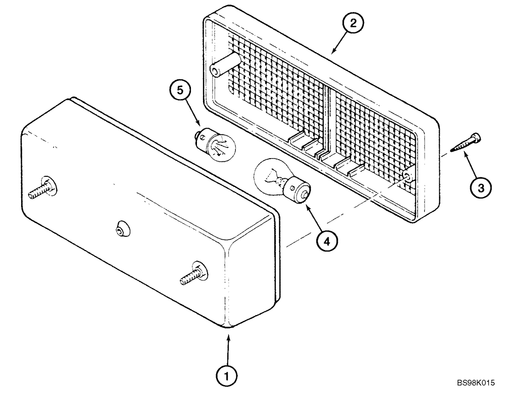 Схема запчастей Case 921C - (04-19) - LAMP - TURN SIGNAL (04) - ELECTRICAL SYSTEMS