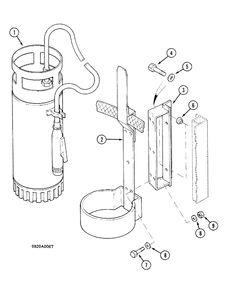 Схема запчастей Case 688C - (9D-32) - FIRE EXTINGUISHER (05.1) - UPPERSTRUCTURE CHASSIS/ATTACHMENTS