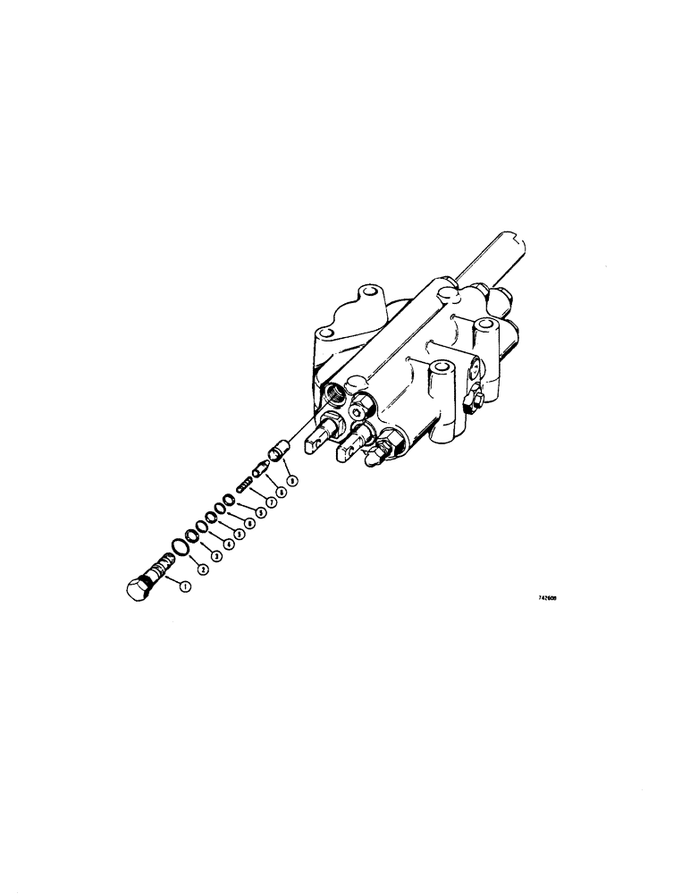 Схема запчастей Case 35 - (178[1]) - CHECK VALVE 