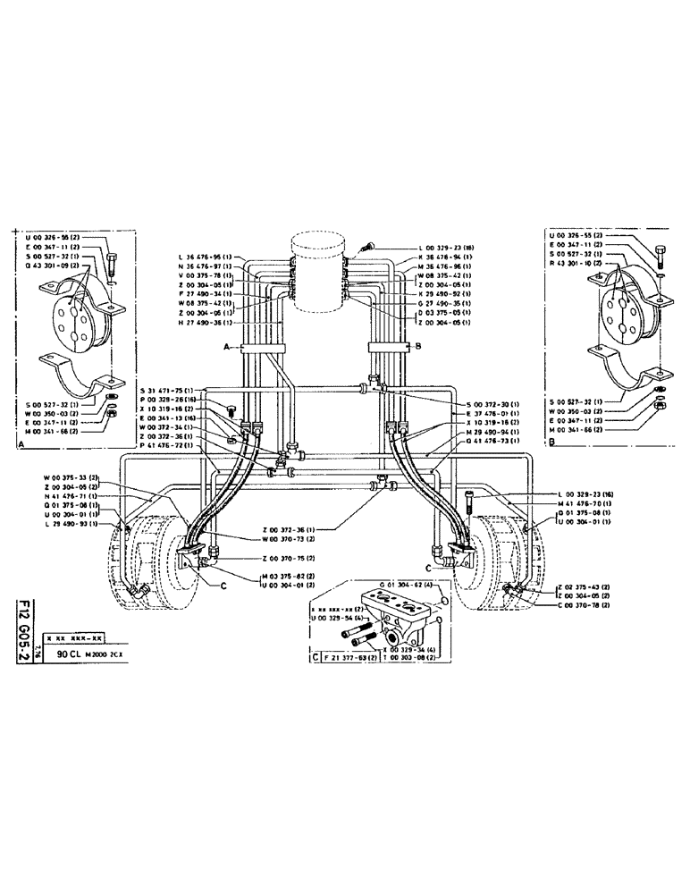 Схема запчастей Case 90CL - (065) - NO DESCRIPTION PROVIDED (07) - HYDRAULIC SYSTEM