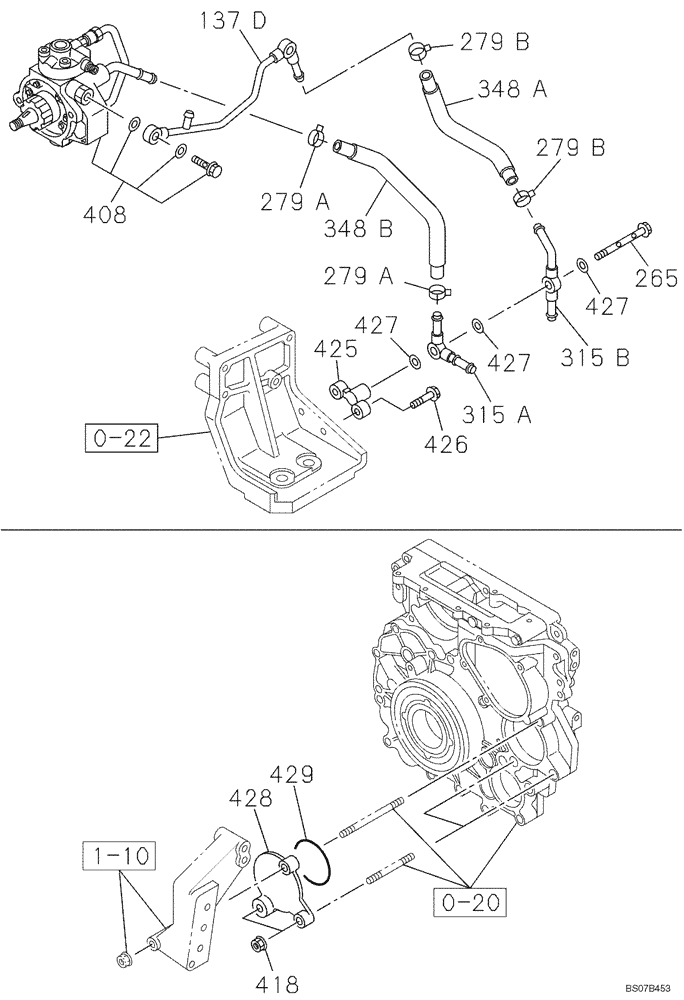 Схема запчастей Case CX130B - (03-05) - FUEL SYSTEM (03) - FUEL SYSTEM