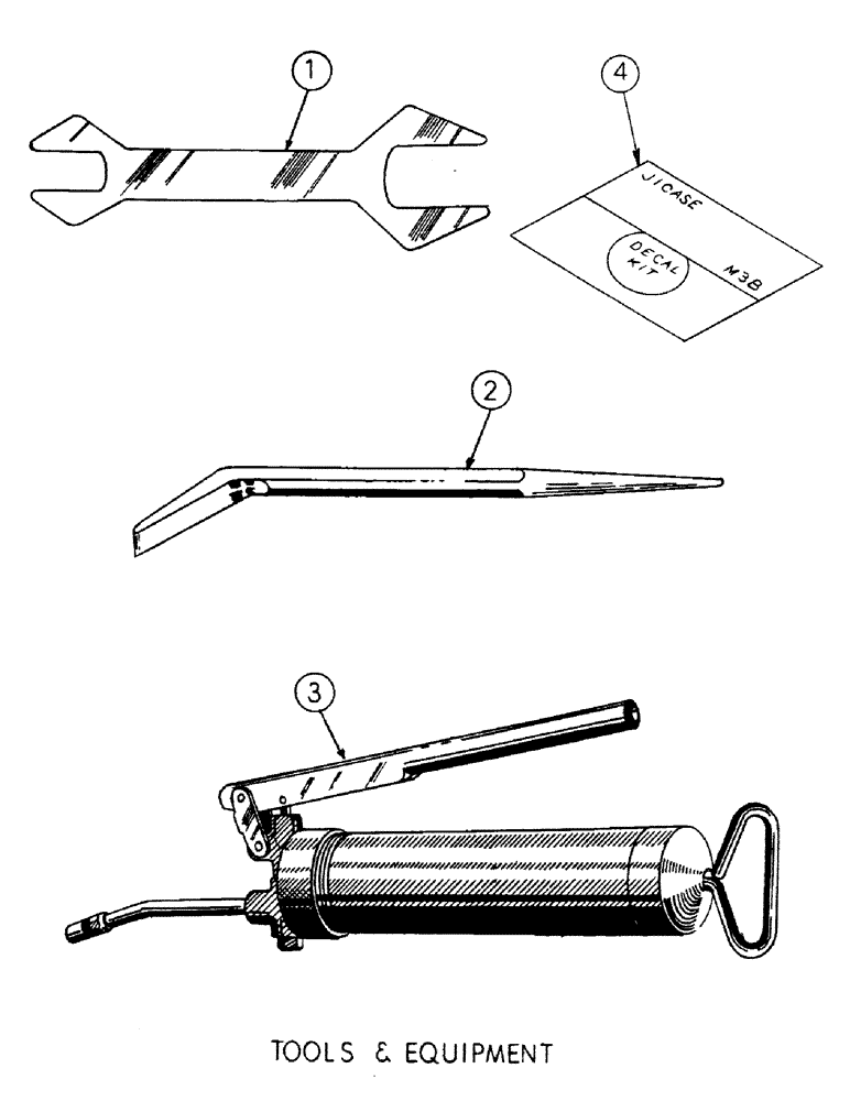 Схема запчастей Case M3B - (094) - TOOLS & EQUIPMENT 