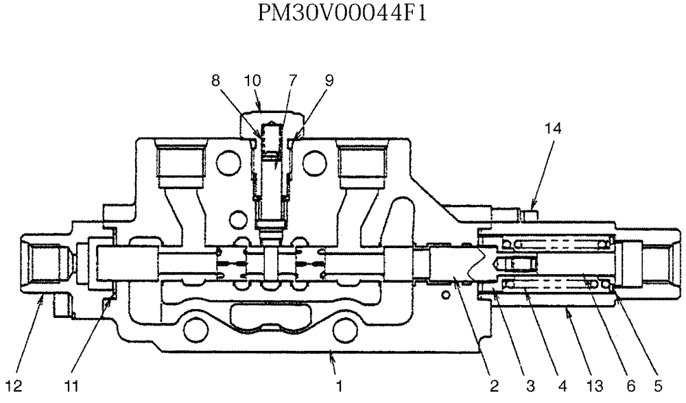 Схема запчастей Case CX27B - (07-006) - VALVE ASSY, CONTROL (TRAVEL [RIGHT]) (35) - HYDRAULIC SYSTEMS