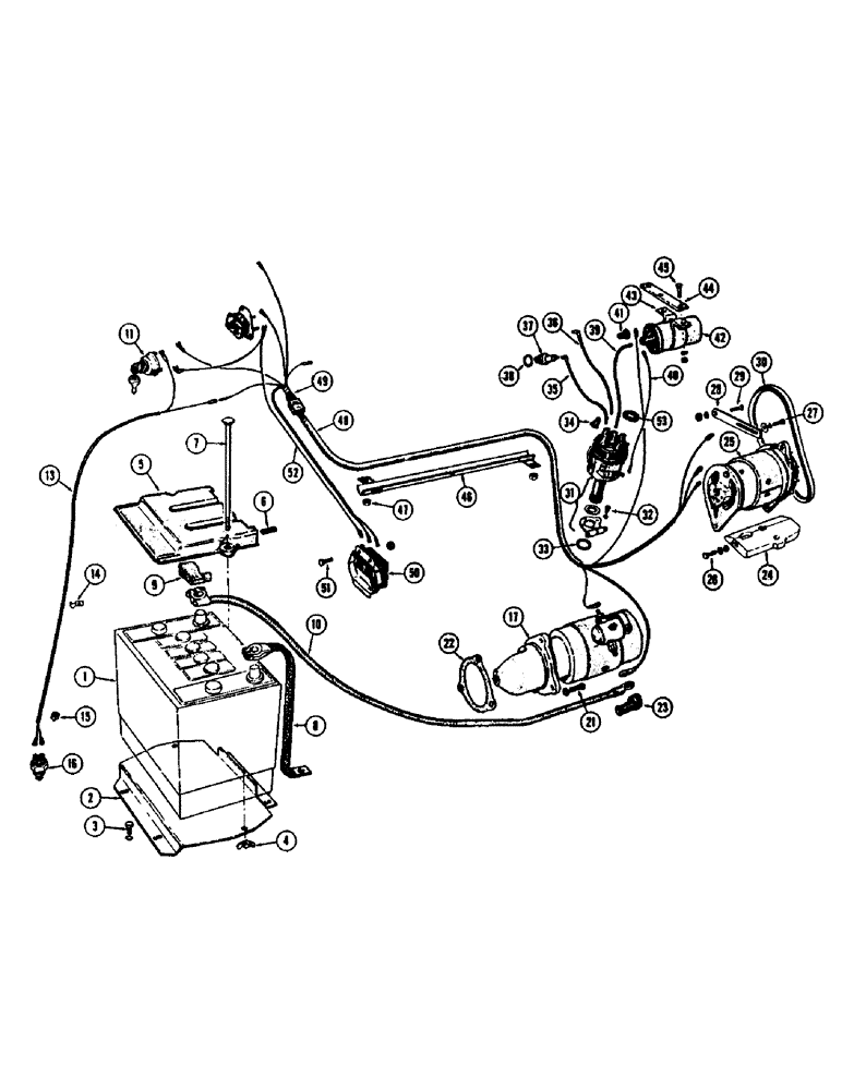 Схема запчастей Case 530CK - (028) - ELECTRICAL SYSTEM, (159) SPARK IGNITION ENGINE (10) - ENGINE