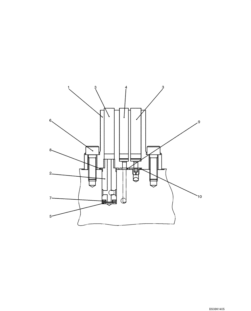 Схема запчастей Case CX50B - (07-033) - PISTON ASSY (PH10C01009F1) ELECTRICAL AND HYDRAULIC COMPONENTS