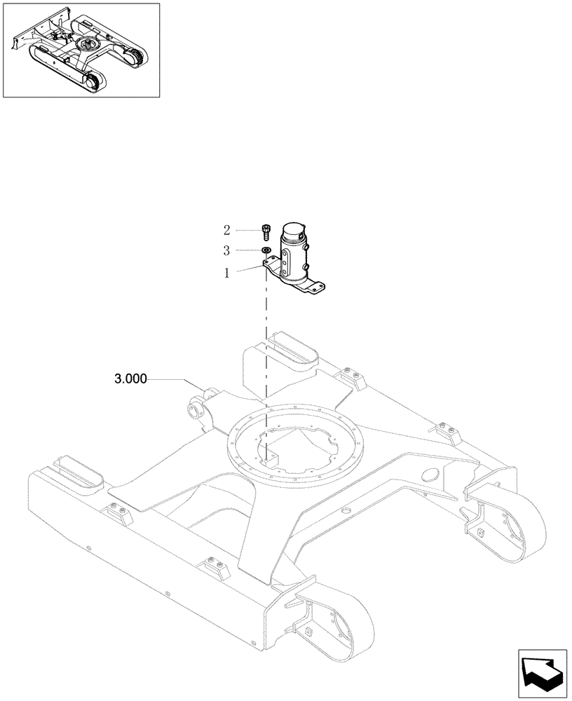 Схема запчастей Case CX27B - (3.060[01]) - JOINT ASSY, SWIVEL (03) - Section 3