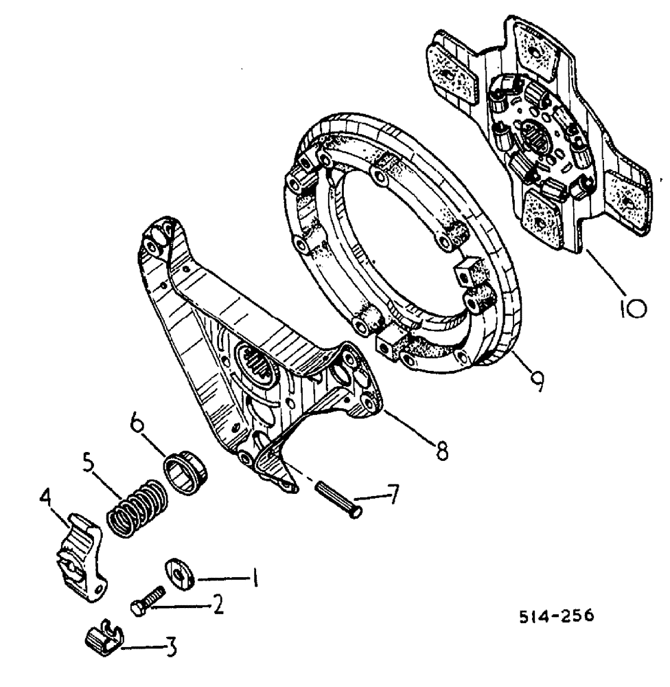 Схема запчастей Case 3400 - (026) - CLUTCH - FORWARD AND REVERSE (18) - CLUTCH