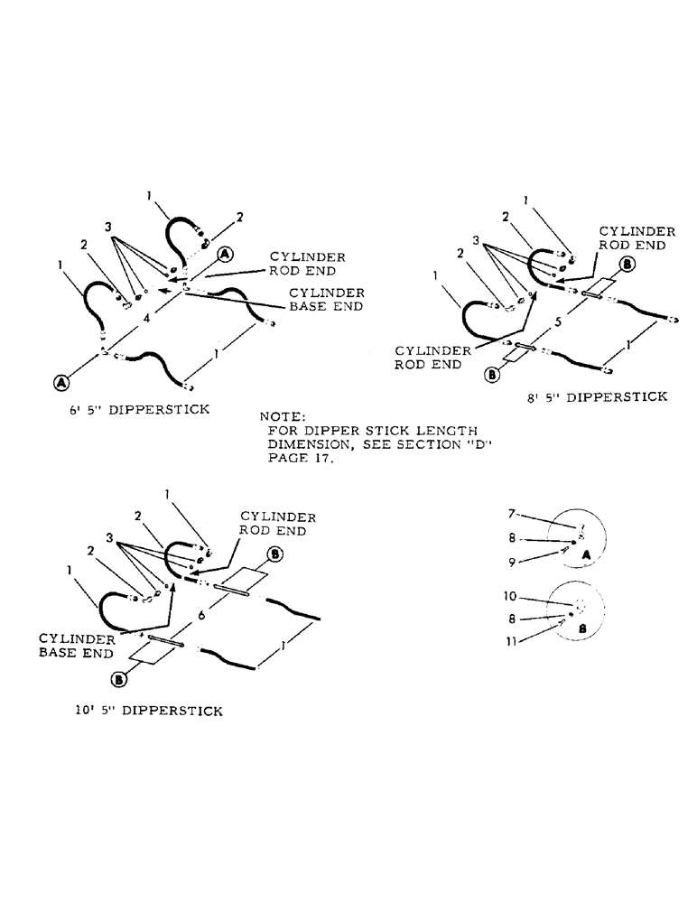 Схема запчастей Case 40EC - (G08A) - VALVE TO TOOL CYLINDER AND RETURN FOR "E" BOOM, - DIPPER (07) - HYDRAULIC SYSTEM