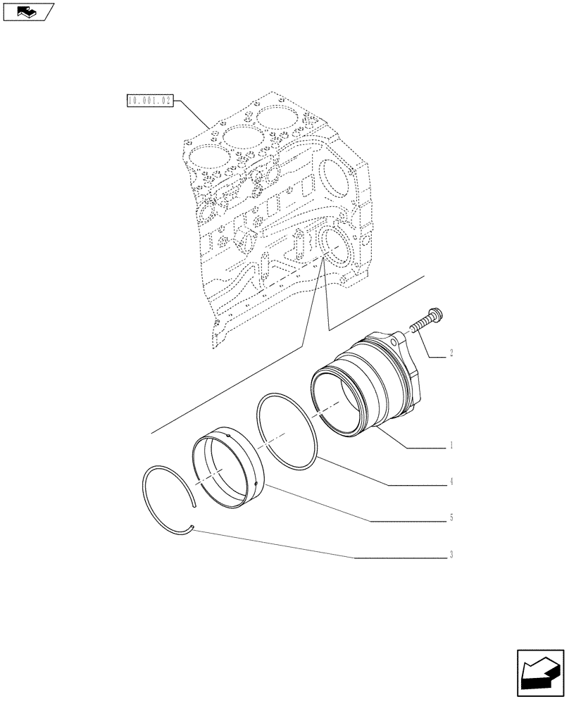 Схема запчастей Case F4DFE613E A002 - (10.114.02) - POWER TAKE OFF (2853252) (10) - ENGINE