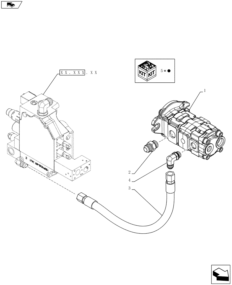 Схема запчастей Case SR250 - (35.220.AA[02]) - AUX HYD, HIGH FLOW GEAR PUMP (SR220,SR250,TR320) (35) - HYDRAULIC SYSTEMS