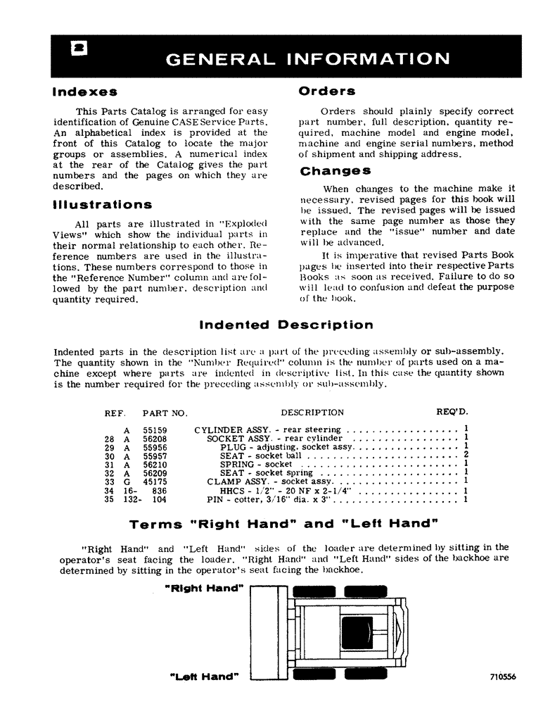 Схема запчастей Case 1700-SERIES - (002) - GENERAL INFORMATION (05) - SERVICE & MAINTENANCE
