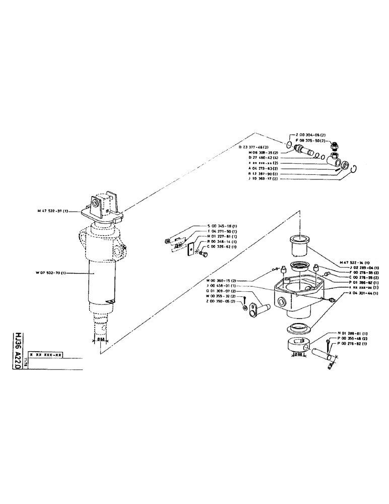 Схема запчастей Case 90CL - (087) - NO DESCRIPTION PROVIDED (07) - HYDRAULIC SYSTEM