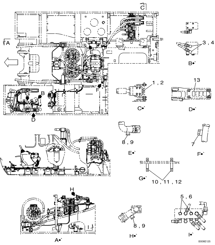 Схема запчастей Case CX800 - (08-090-00[01]) - HYDRAULIC CIRCUIT - PLUG, BLANK-OFF (08) - HYDRAULICS