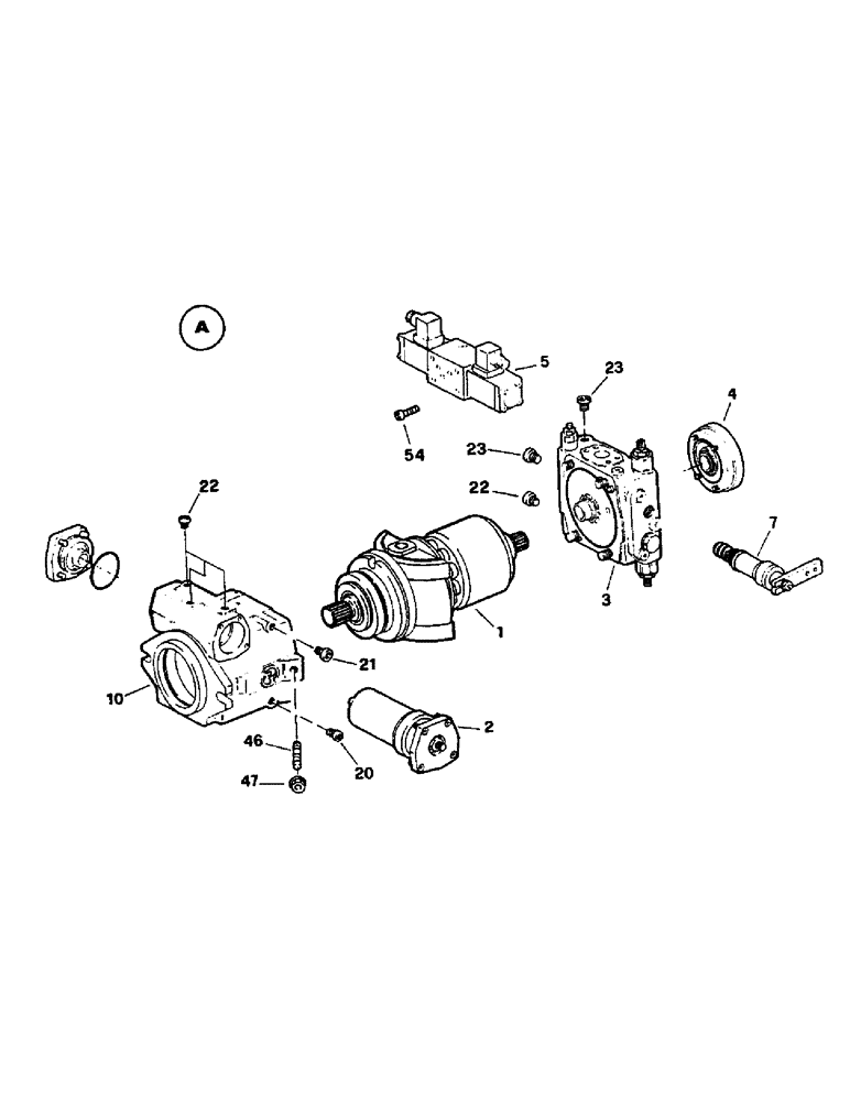 Схема запчастей Case 221B - (8-32) - HIGH PRESSURE HYDRAULIC PUMP, 121B DAH1215912-DAH1216843 / 221B DAH2215913-DAH2216858 (08) - HYDRAULICS